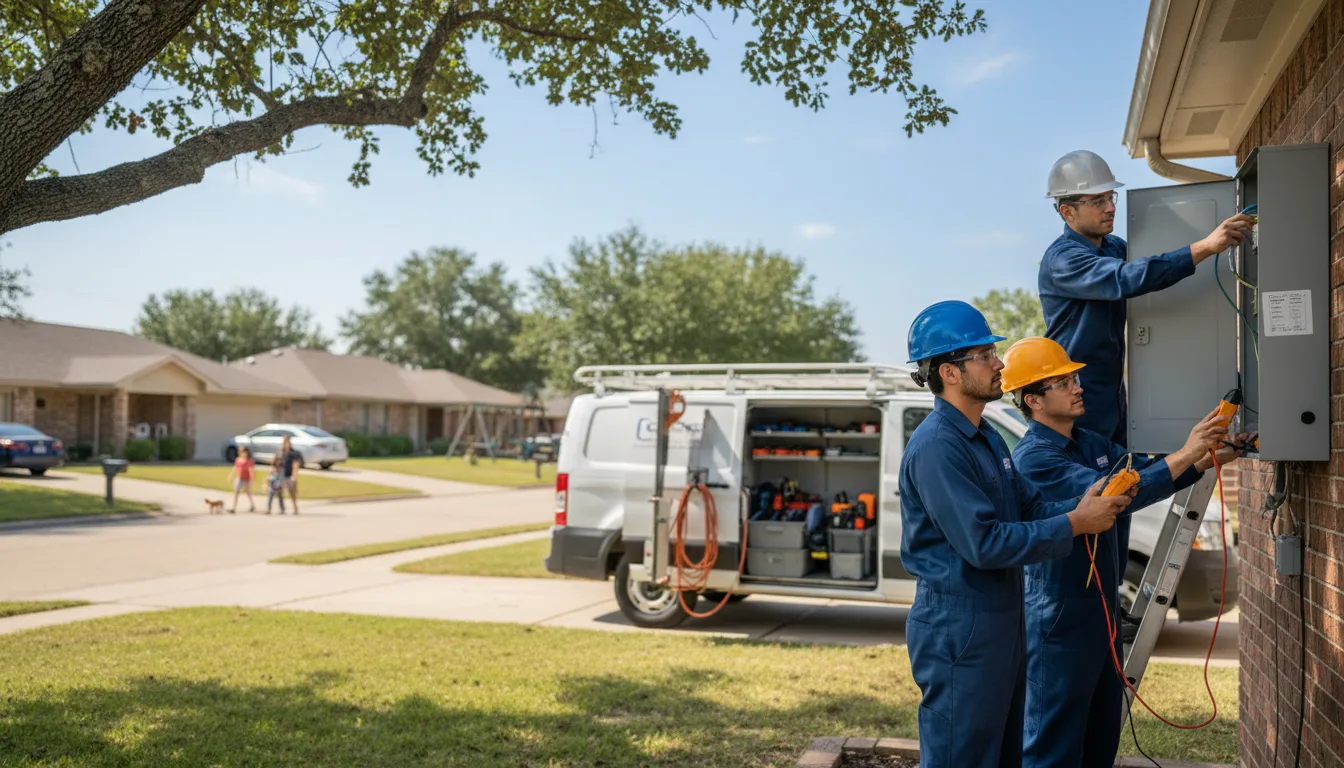 Certified electrician providing emergency electrical services in Plevna, KS